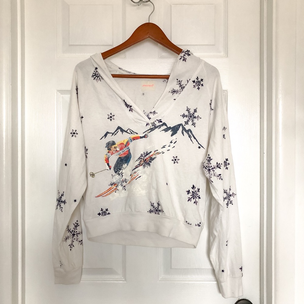 Free People Movement ski season hooded top